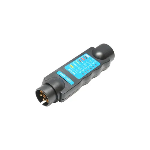 Tester pentru verificare lumini remorca, priza mama-tata cu 7 pini / DISGB99 — imaginea 2