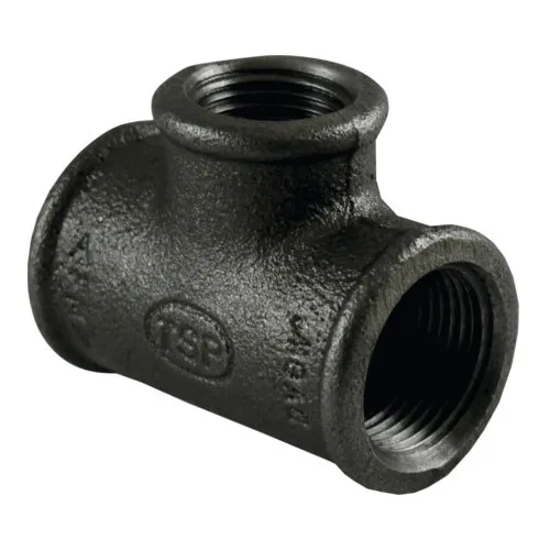 Teu fonta 1/2", negru, 1/2"x1/2"x1/2", 300°C