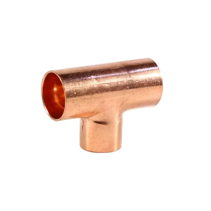 Teu redus cupru 28x18x22mm pentru instalatii sanitare