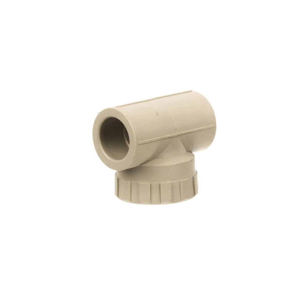 Teu teava PPR, filet interior, Ø 25 mm x 1/2', PN25, gri