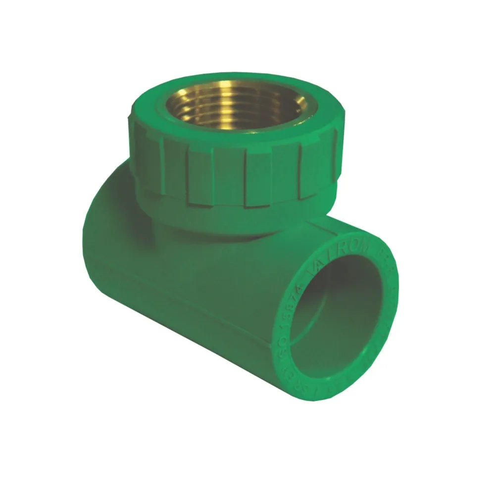 Teu teava PPR, filet interior, Ø 25 mm x 1/2', PN25, verde