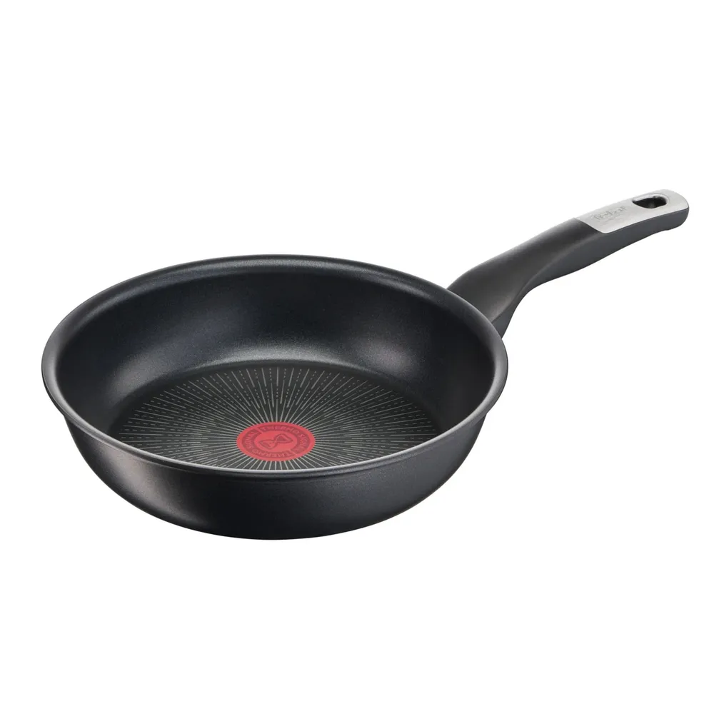 Tigaie inductie Tefal Unlimited, aluminiu, negru, 28 cm