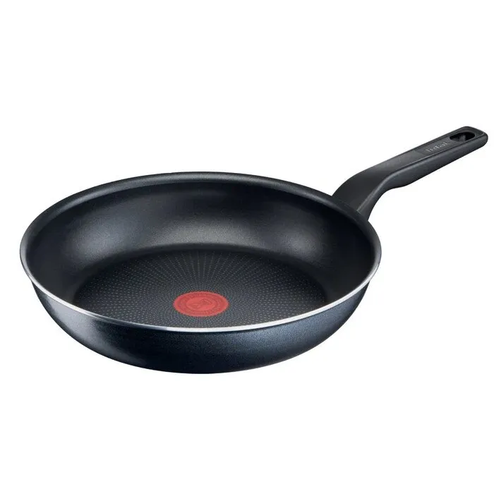 Tigaie Tefal XL Force C3850453, aluminiu, invelis antiaderent, negru, 24 cm