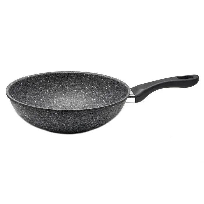 Tigaie Wok Nordic Granit line, aluminiu + granit, 28 cm