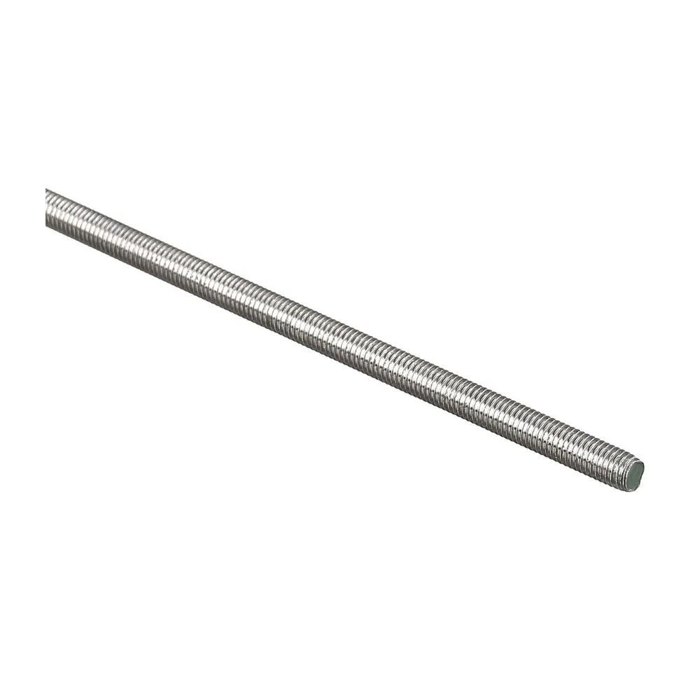 Tija filetata, inox, M6 x 1 m