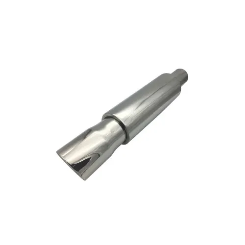 Toba inox universala, iesire 7.5 cm, intrare 4.8 cm, lungime 50 cm — imaginea 2