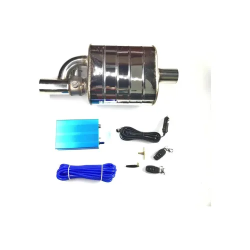 Toba sport evacuare auto cut off valve cu telecomanda 76 mm reglaj sunet inox