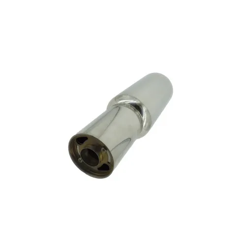 Toba sport inox cu silencer si reglaj de sunet, intrare 5 cm, iesire 9 cm, latime 46 cm — imaginea 2
