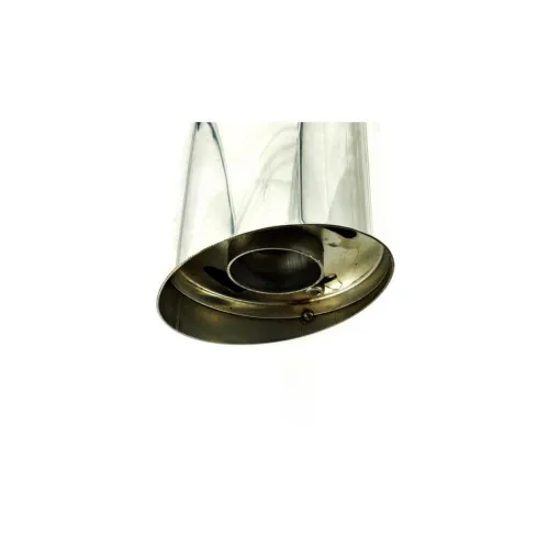 Toba sport inox cu silencer si reglaj de sunet, intrare 5 cm, iesire 9 cm, lungime 46 cm — imaginea 3