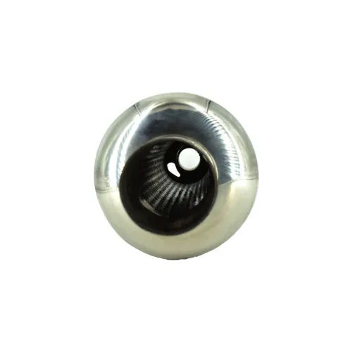 Toba sport inox cu silencer si reglaj de sunet, intrare 5 cm, iesire 9 cm, lungime 46 cm — imaginea 2
