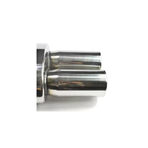 Toba sport inox dubla, diametru intrare 60 mm, lungime totala 550 mm, corp 320 mm — imaginea 4