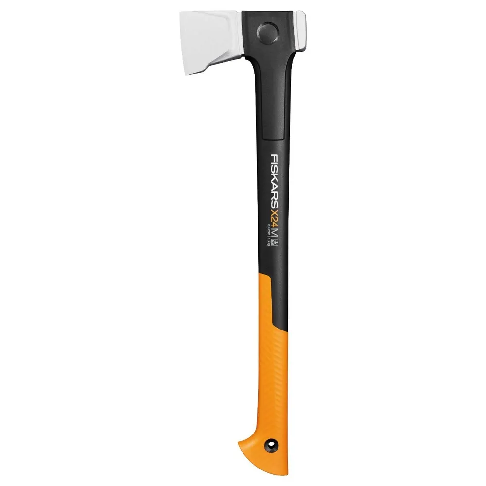 Topor Fiskars X24, 1069106, lama M, pentru despicat, lama otel + coada poliamida armata cu fibra, protectie lama, 1700 g