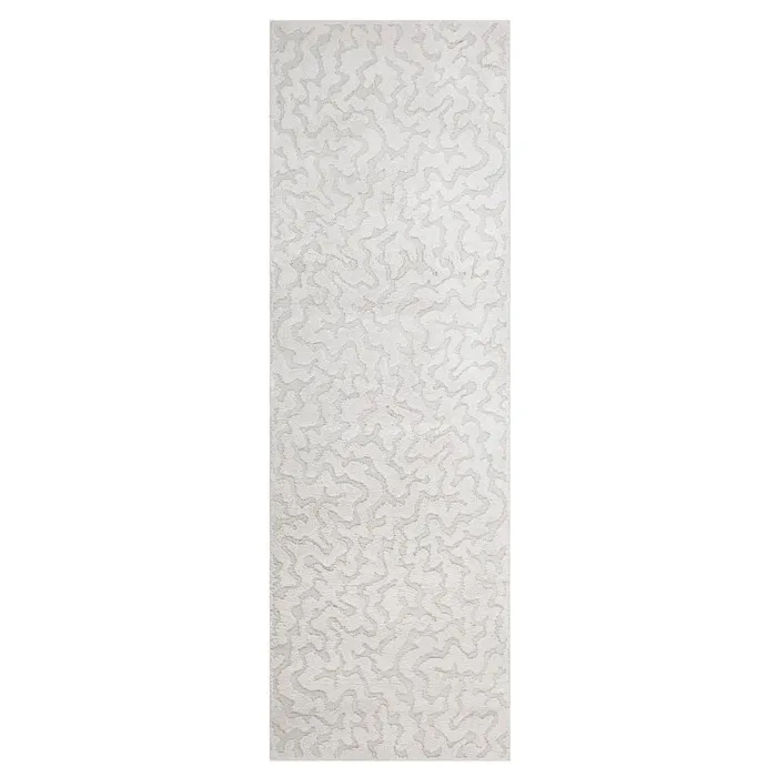Traversa Oriental Weavers Alloy 11-B6W-H, 80 x 250 cm, poliester, gri, dreptunghiulara