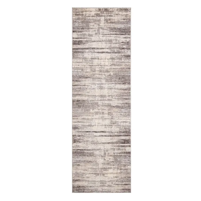 Traversa Oriental Weavers Crescent 91-RD9-I, 80 x 250 cm, poliester, bej + maro, dreptunghiulara