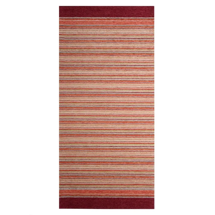 Traversa Oriental Weavers Laos 28, 75 x 160 cm, poliester chenille + vascoza, roz, dreptunghiulara
