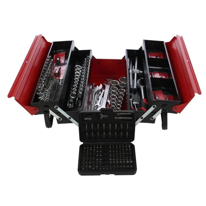 Trusa de scule pentru mecanici Kronus 7616643D, 5 compartimente