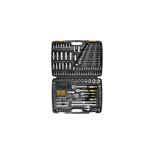 Trusa tubulare 1/2 inch 216 piese XXL cu clichet 45 dinti — imaginea 2