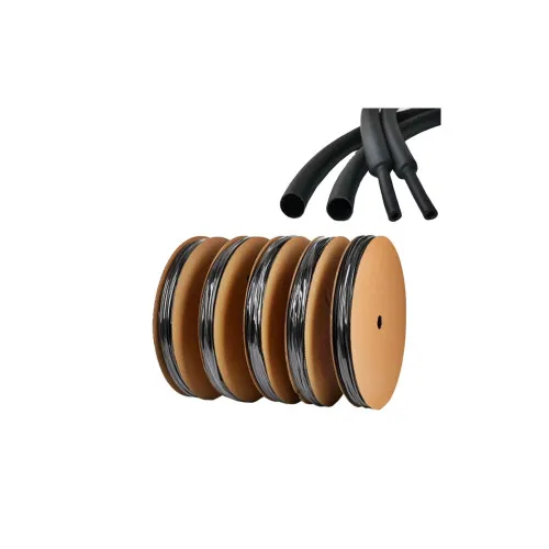 Tub varnis termocontractabil negru 4.0 mm 200 m rola raport contractie 2:1 — imaginea 3