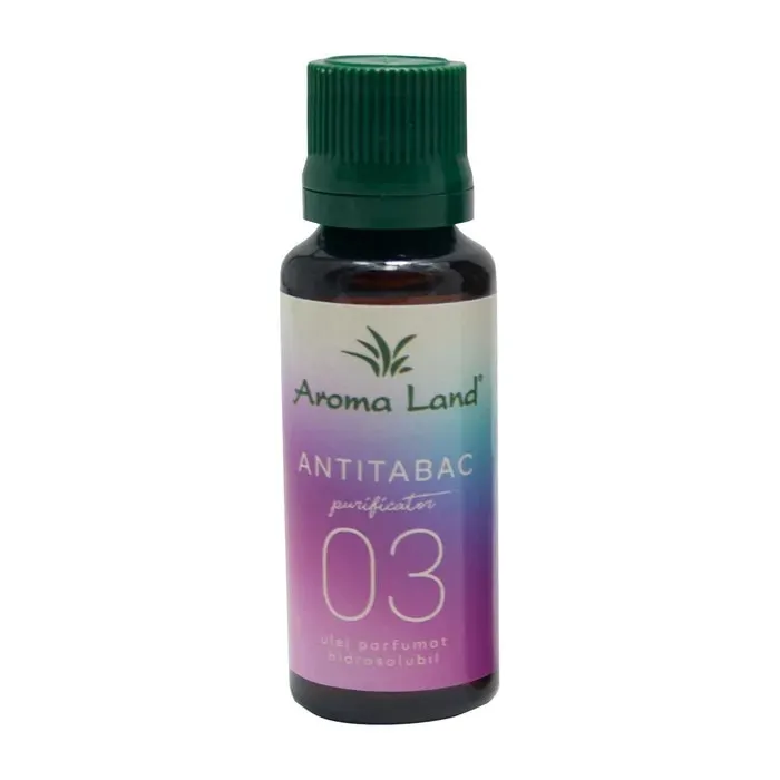 Ulei parfumat aromaterapie, Aroma Land, hidrosolubil, antitabac, 30 ml