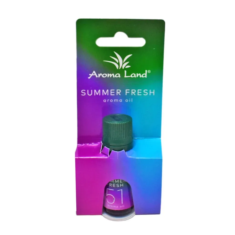 Ulei parfumat aromaterapie, Aroma Land Oil Pack 1 Summer Fresh, aroma estivala, 10 ml