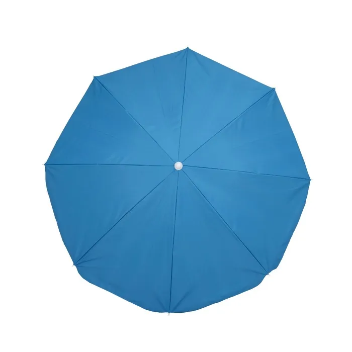 Umbrela soare de plaja / gradina, Sunny, rotunda, structura metal, albastra, D 160 cm — imaginea 3