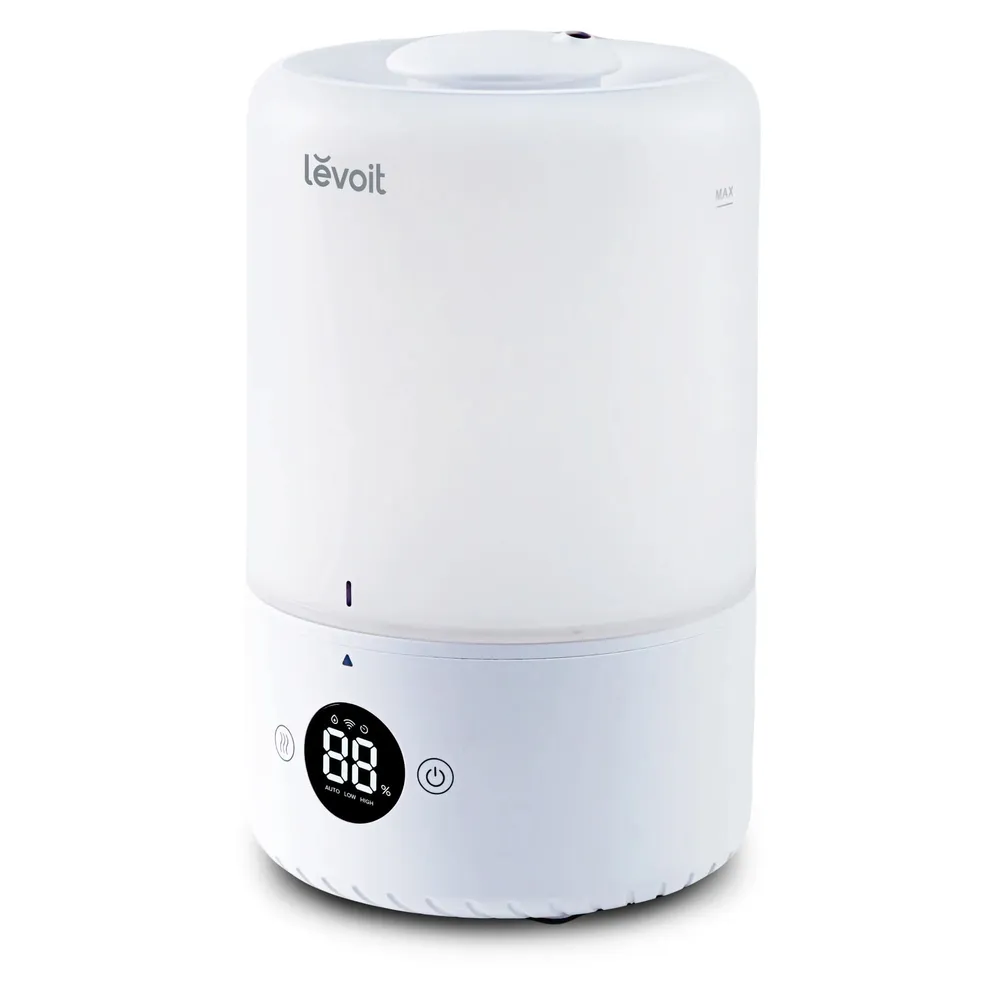 Umidificator si difuzor Levoit Dual 200 Smart, rezervor 3 L, 3 viteze, aromaterapie, control WI-FI, 24 W, alb