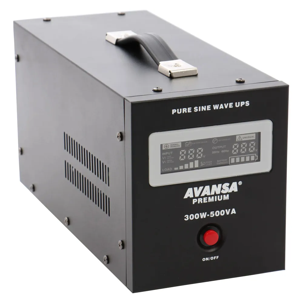 UPS centrala termica Avansa, 300 W, 500 VA, 230 V / 12 V, unda sinusoidala pura