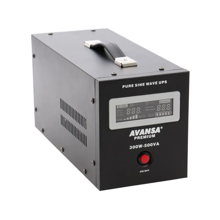 UPS centrala termica Avansa, 300 W, 500 VA, 230 V / 12 V, unda sinusoidala pura