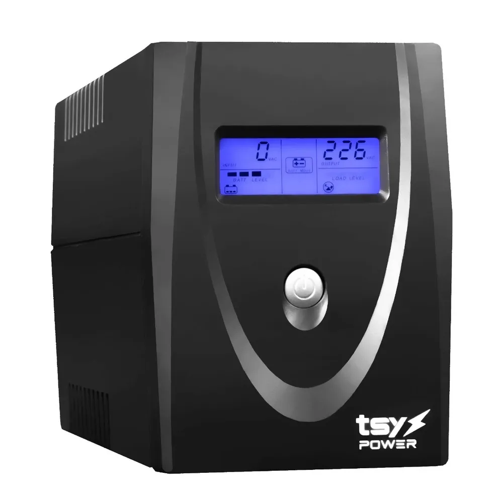 UPS TSY Power TSY-MP-0K6-LCD, 600 VA / 360 W, afisaj LCD, 2 prize