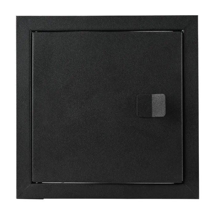 Usita curatare cos de fum si horn, tabla galvanizata, Linox, negru, 150 x 200 mm