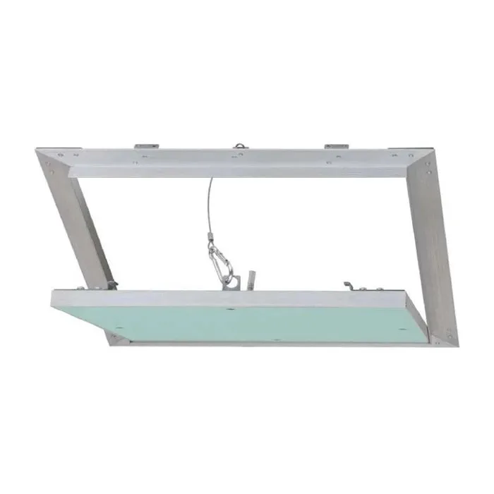 Usita vizitare Aluhydro Dakota, pentru perete, aluminiu + gips carton, 400 x 400 x 12.5 mm