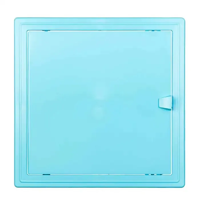 Usita vizitare, TE MA, pentru instalatiile sanitare, albastru deschis, 15 x 15 cm