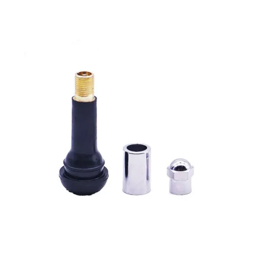 Valva auto cromata tip TR414 compatibila jante standard — imaginea 2