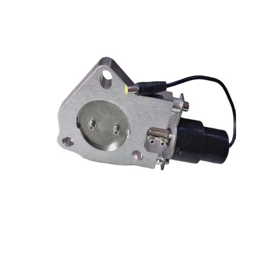 Valva electronica evacuare auto cu telecomanda pentru cut off V 63 mm inox 12V — imaginea 3