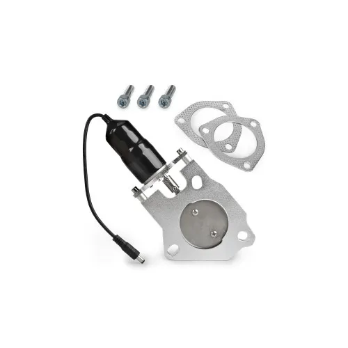 Valva electronica evacuare auto cu telecomanda pentru cut off V 76 mm inox 12V — imaginea 2