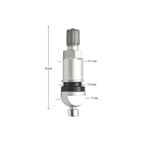 Valva roata tubeless aluminiu compatibila senzor TPMS TR5 — imaginea 3