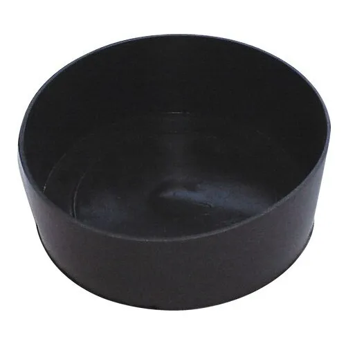 Vas cauciuc pentru ipsos, cilindric, negru, 155x55mm