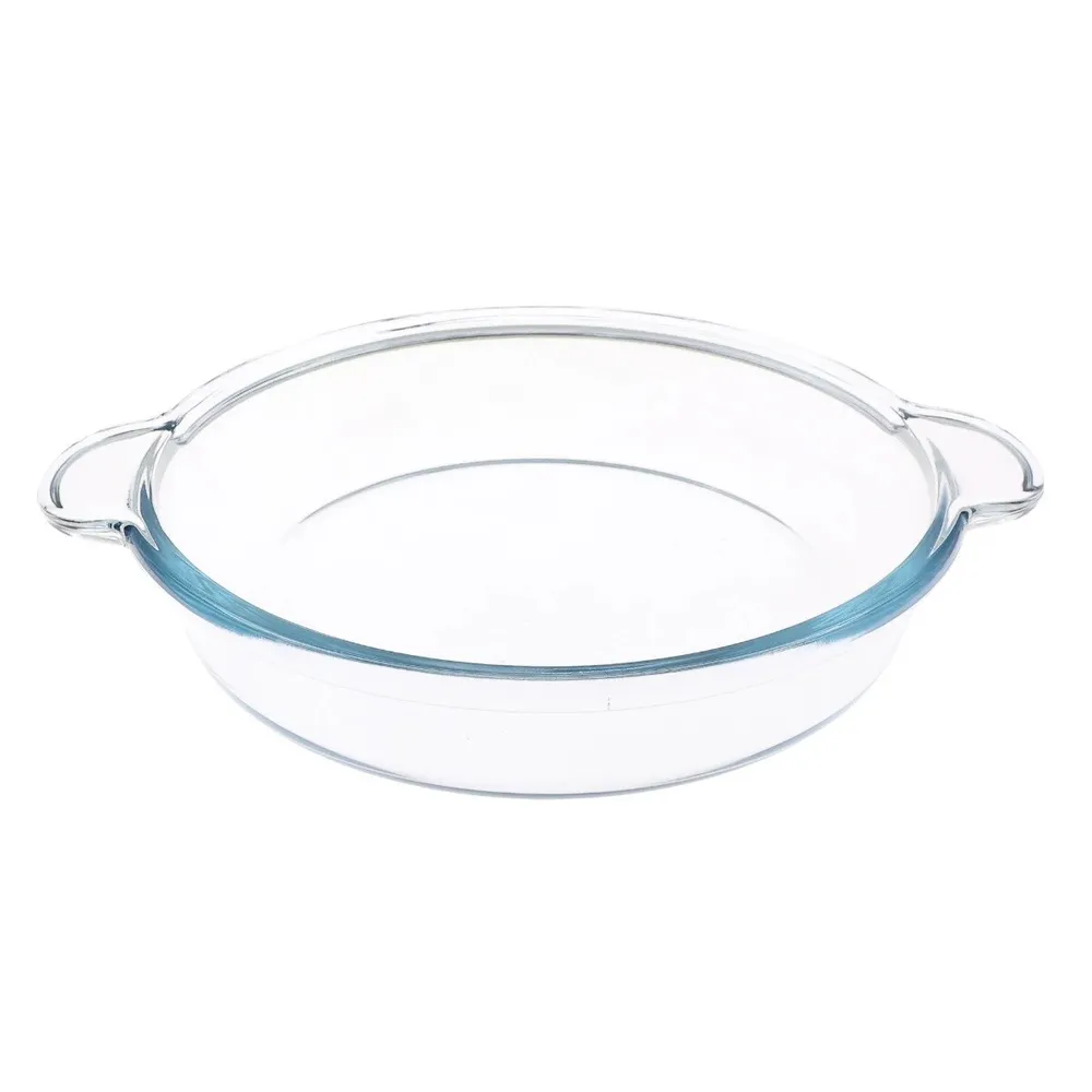 Vas termorezistent 59234, sticla termorezistenta, rotund, transparent, 25.6 x 5 cm
