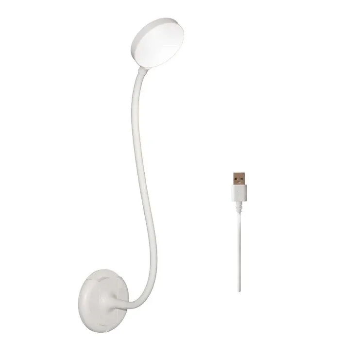 Veioza LED Hoff Twig, 4 W, 260 lm, lumina neutra, dimabil, alb, modern