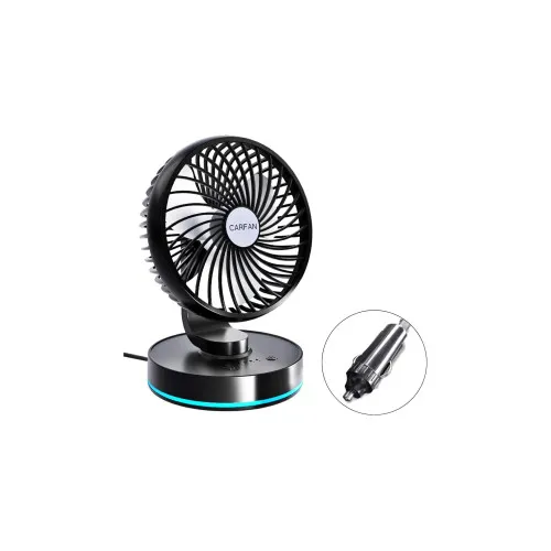 Ventilator auto / camping cu acumulator USB 5V — imaginea 2