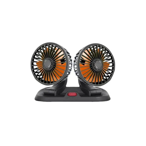 Ventilator auto dublu cu mufa USB 5V