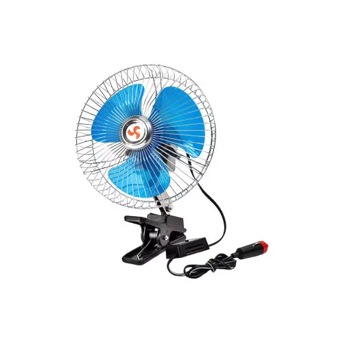 Ventilator auto rotativ 6" 12V cu prindere tip clema