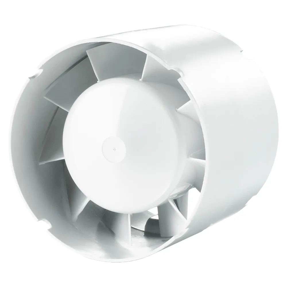 Ventilator axial tuburi D 100 mm, 14 W, 2300 RPM, 107 mc/h, pentru spartii mici si mijlocii, ATS, alb