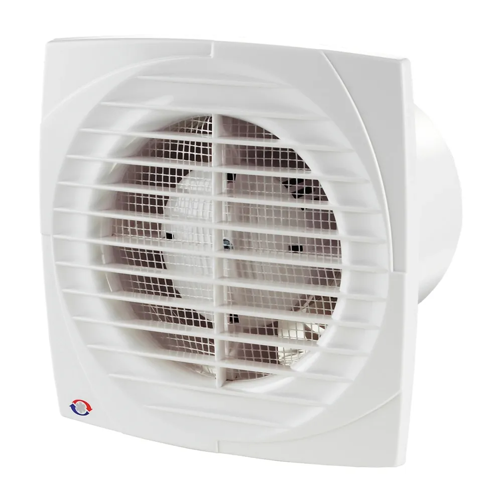 Ventilator baie, axial, Vents 100 D, motor cu rulment, cu plasa anti-insecte, plastic, IP34, 14 W, 2300 RPM, 95 mc/h, D 100 mm