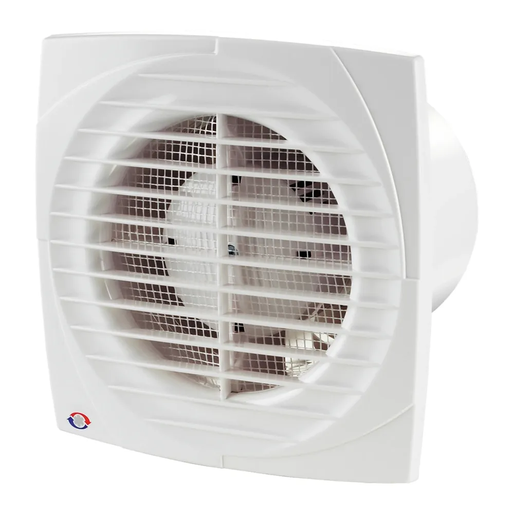 Ventilator baie, axial, Vents 100 DV, cu intrerupator cu fir, cu plasa anti-insecte, plastic, IP34, 14 W, 2300 RPM, 95 mc/h, D 100 mm