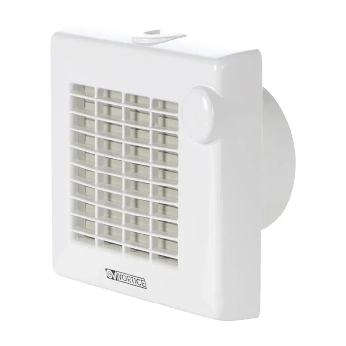 Ventilator baie, axial, Vortice Punto M 100/4" T 11211, cu timer, plastic, IPX4, 18 W, 2400 RPM, 90 mc/h, D 100 mm