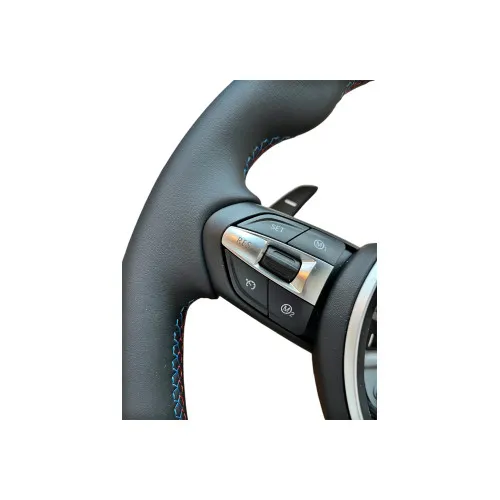Volan sport piele compatibil cu modelele BMW Seria 1 F20,F21 Seria 2 F22,F23,F45,F87 Seria 3 F30,F31,F34 Seria 4 F32,F33,F36,F82,F83 X5 - F15 X3 - F25 — imaginea 2