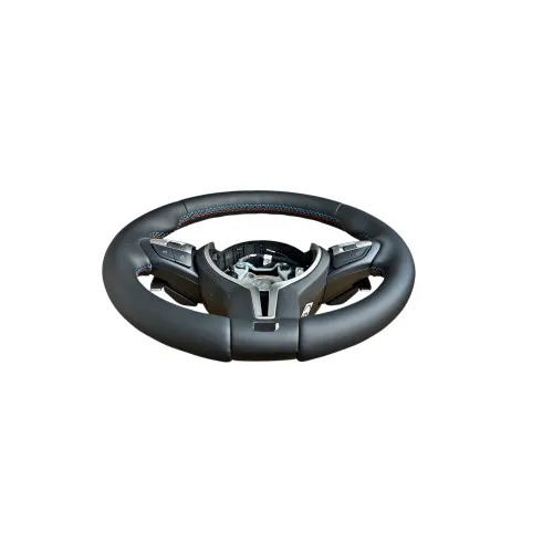 Volan sport piele compatibil cu modelele BMW Seria 3 E46 Seria 5 E39 Seria 7 E38 X3 - E83 Z4 - E85/E86 — imaginea 2