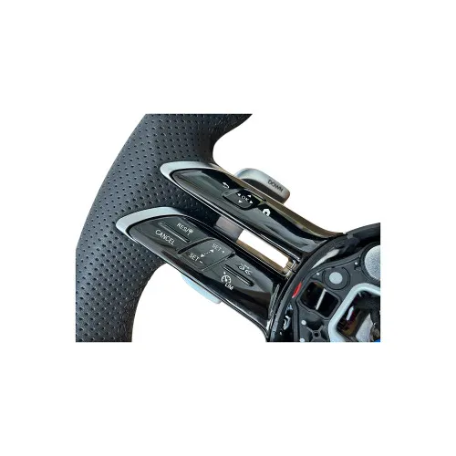 Volan sport piele compatibil cu modelele Mercedes 2011-2021 Produs compatibil - nu este OEM — imaginea 3