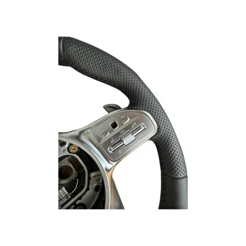 Volan sport piele compatibil cu modelele Mercedes 2011-2021 Produs compatibil - nu este OEM — imaginea 3